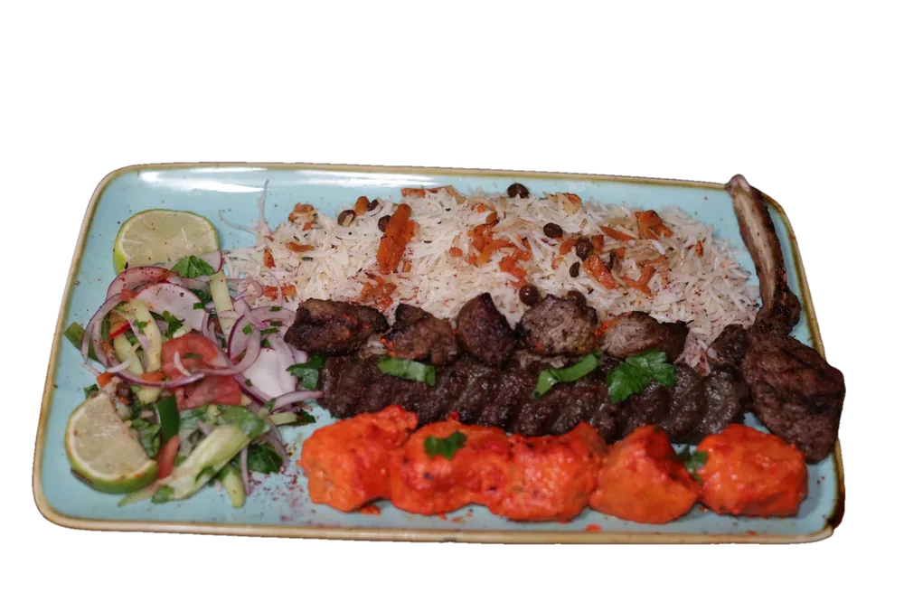 Mix Grill vom Holzkohlegrill