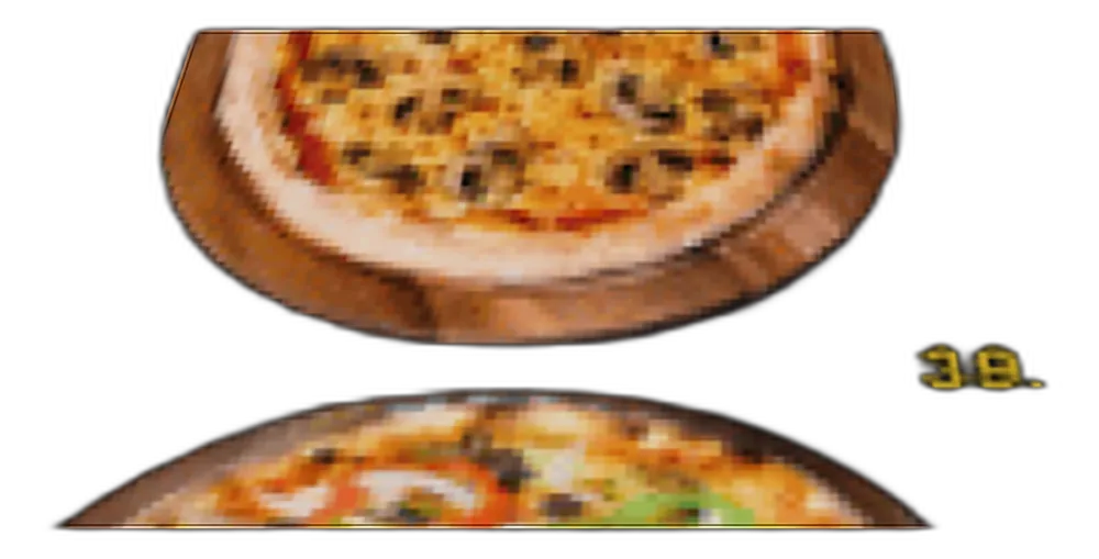 Pizza mit Champignons