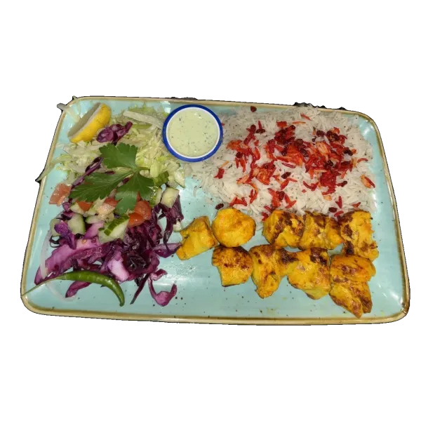 Zereshk Palau mit Hähnchen
